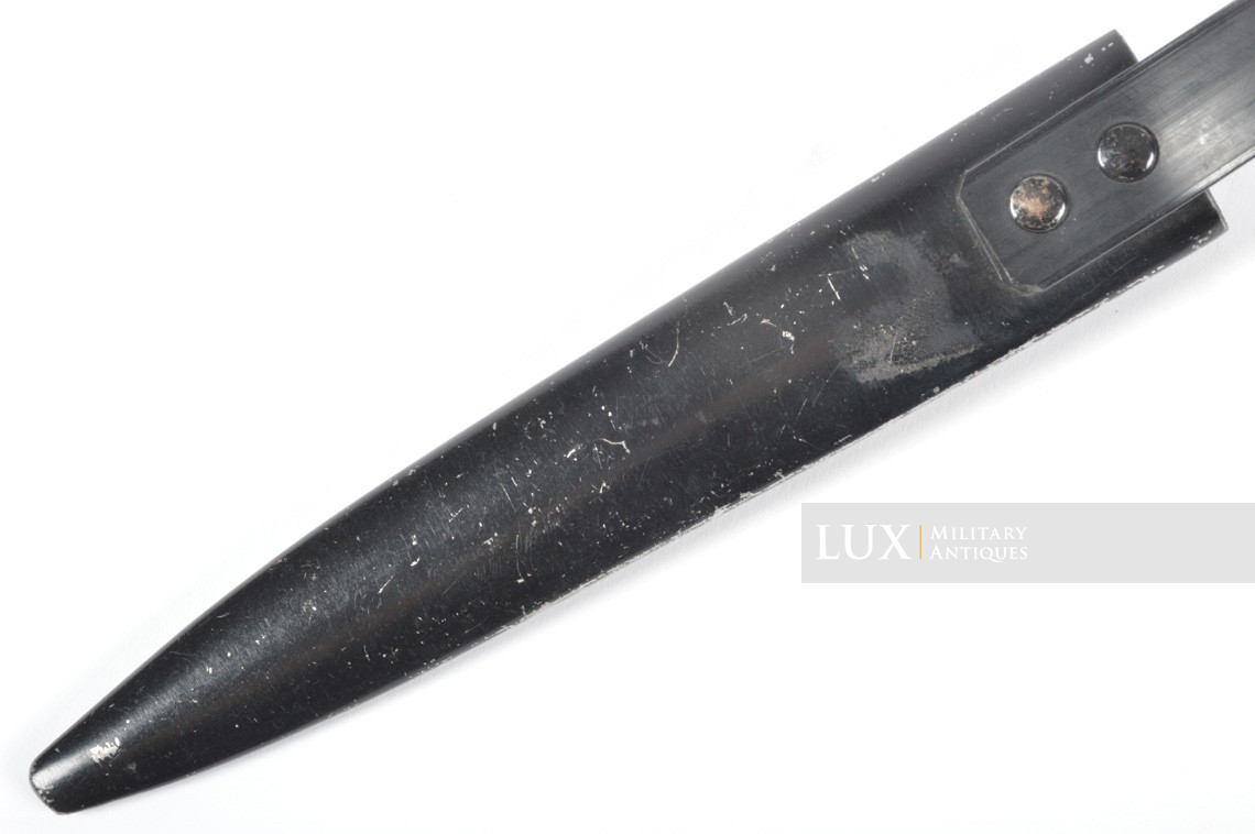 Rare couteau de combat allemand Heer / Waffen-SS avec une variante de fourreau - photo 23