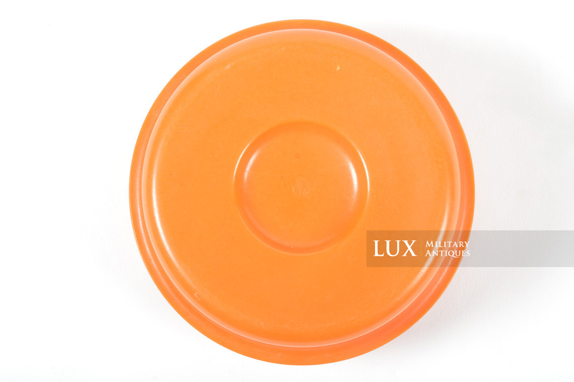 German orange bakelite butterdish - Lux Military Antiques - photo 9