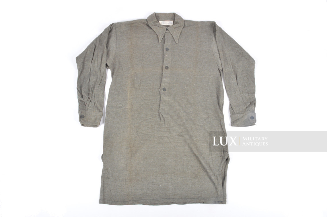 Late-war Heer / Waffen-SS issue service shirt, « RBNr » - photo 4