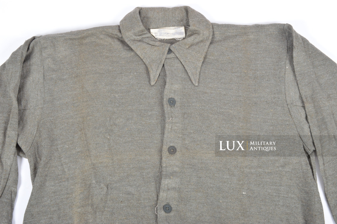 Late-war Heer / Waffen-SS issue service shirt, « RBNr » - photo 9