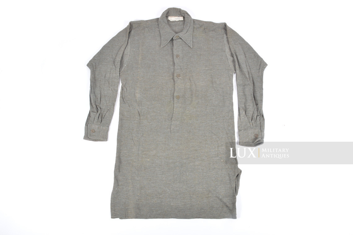 Late-war Heer / Waffen-SS issue service shirt, « RBNr » - photo 4