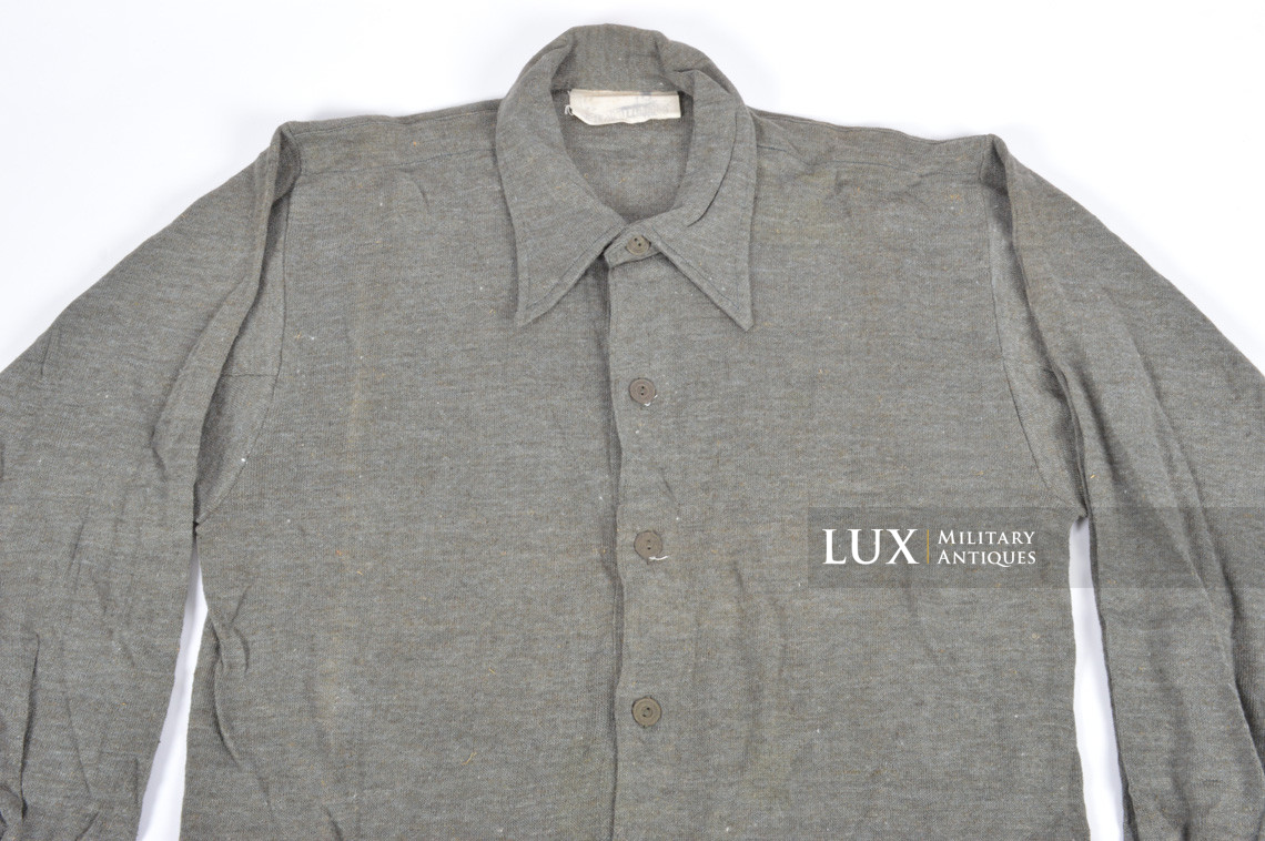 Late-war Heer / Waffen-SS issue service shirt, « RBNr » - photo 9