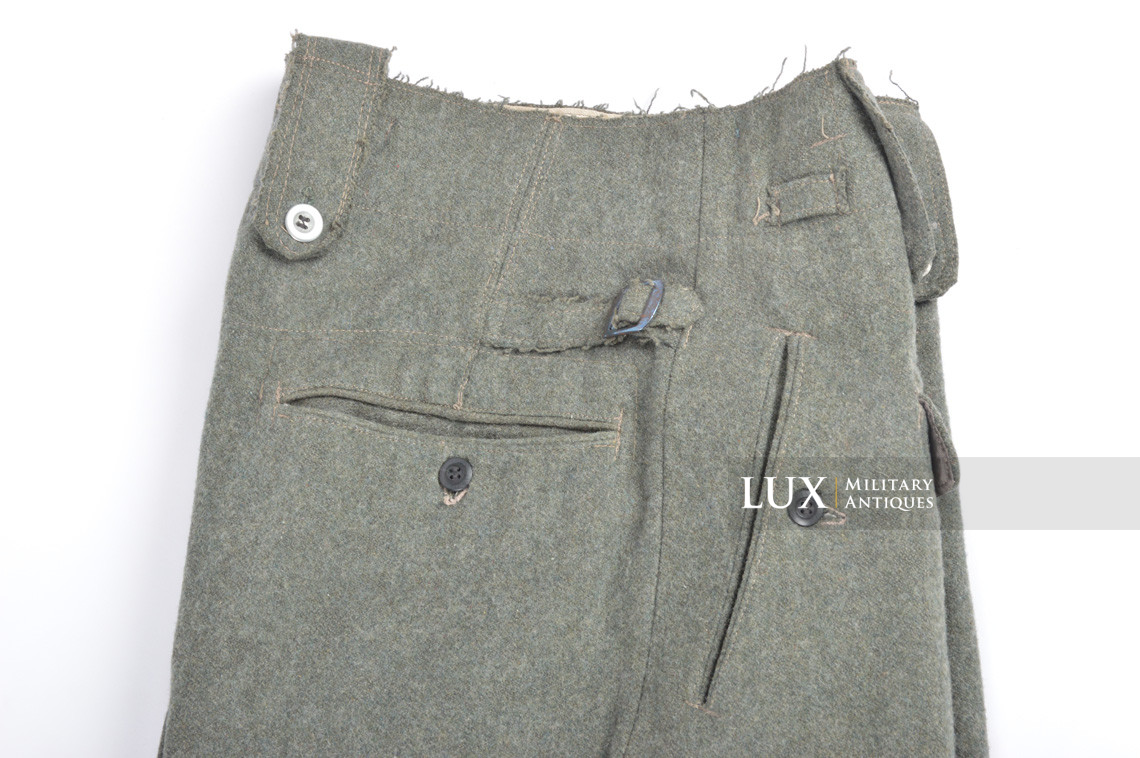Rare pantalon de combat M43 Waffen-SS, « SS-BW » - photo 12