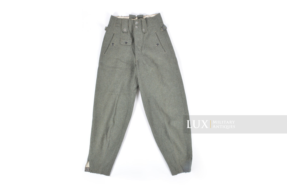 Rare pantalon de combat M43 Waffen-SS, « SS-BW » - photo 16