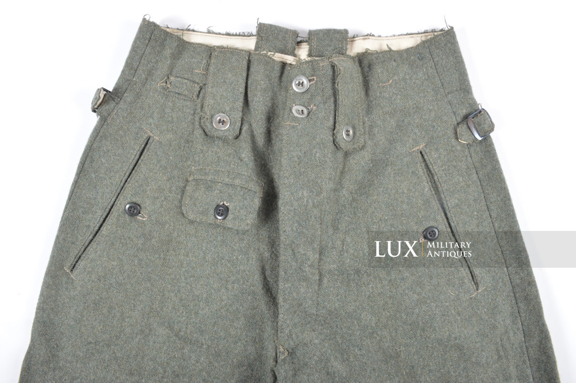 Rare pantalon de combat M43 Waffen-SS, « SS-BW » - photo 17