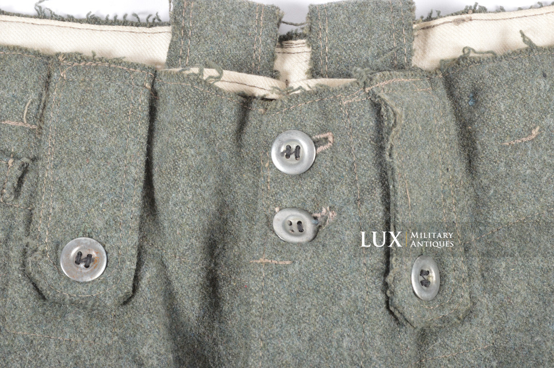 Rare pantalon de combat M43 Waffen-SS, « SS-BW » - photo 19