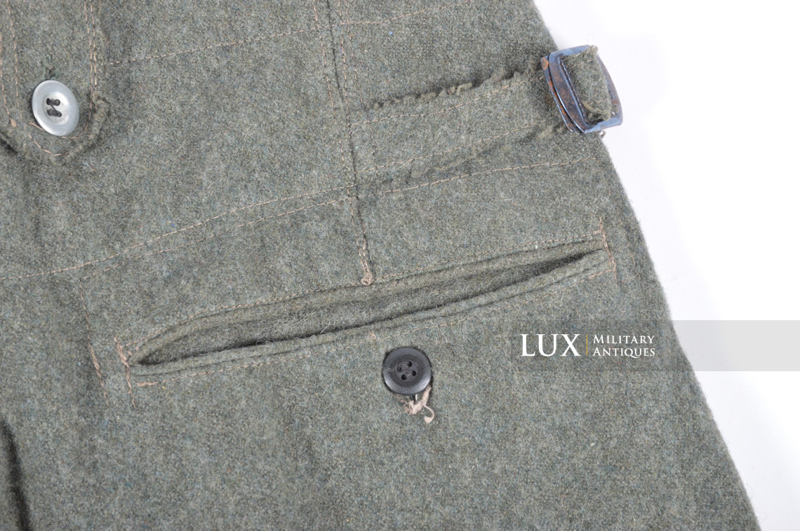 Rare pantalon de combat M43 Waffen-SS, « SS-BW » - photo 27