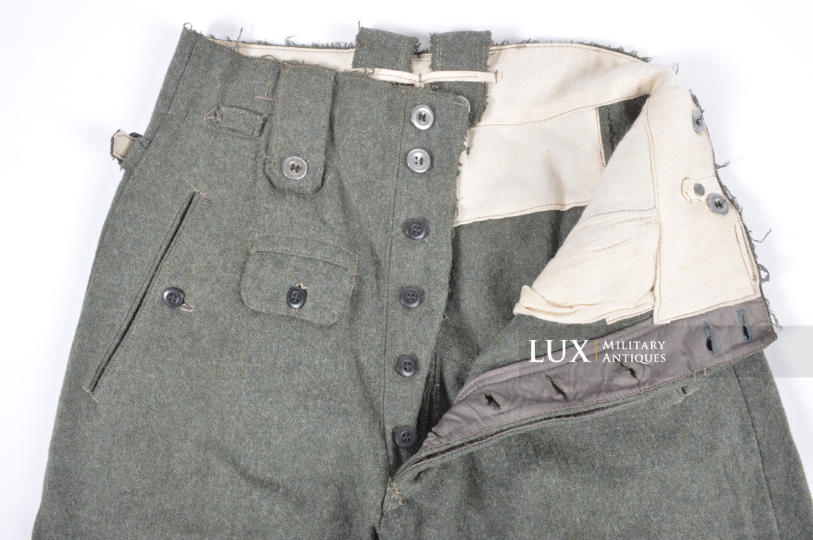 Rare pantalon de combat M43 Waffen-SS, « SS-BW » - photo 30
