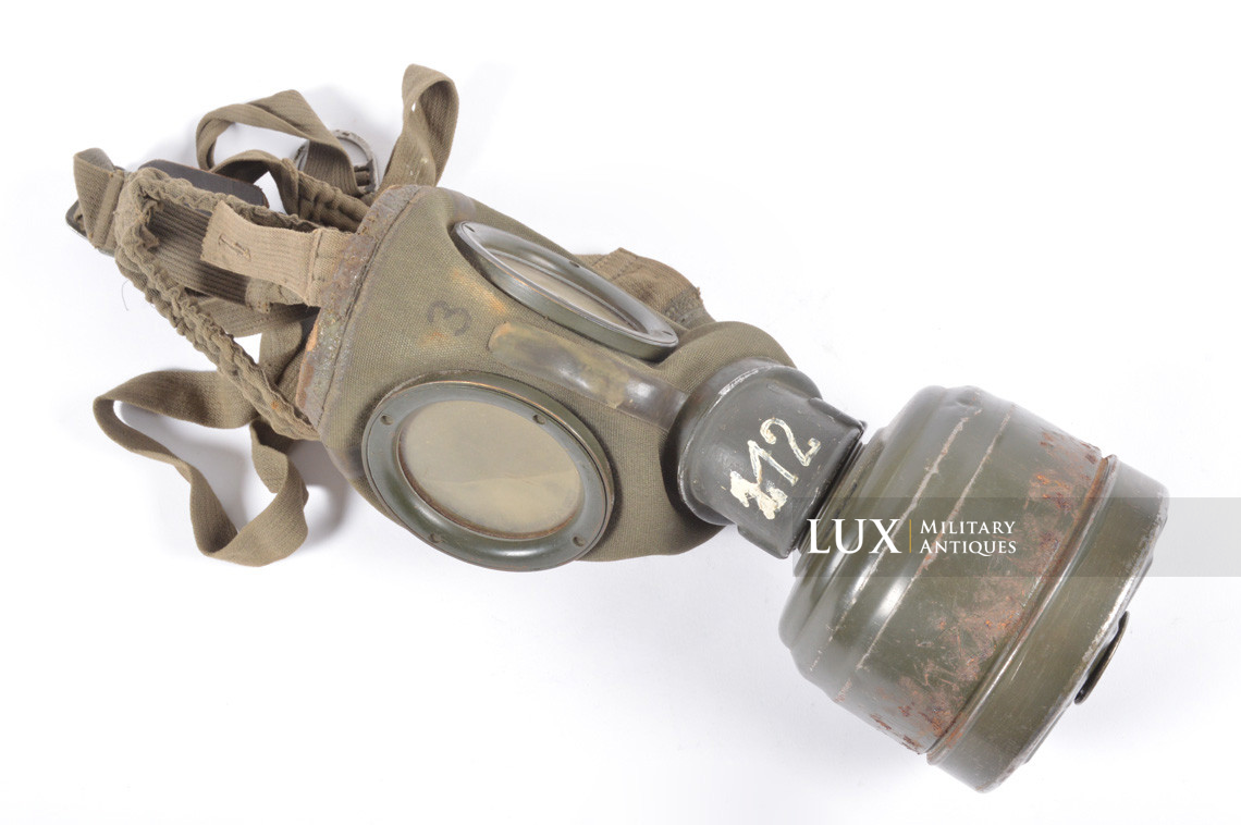 German gas mask canister in tan camouflage, « DAK » - photo 43