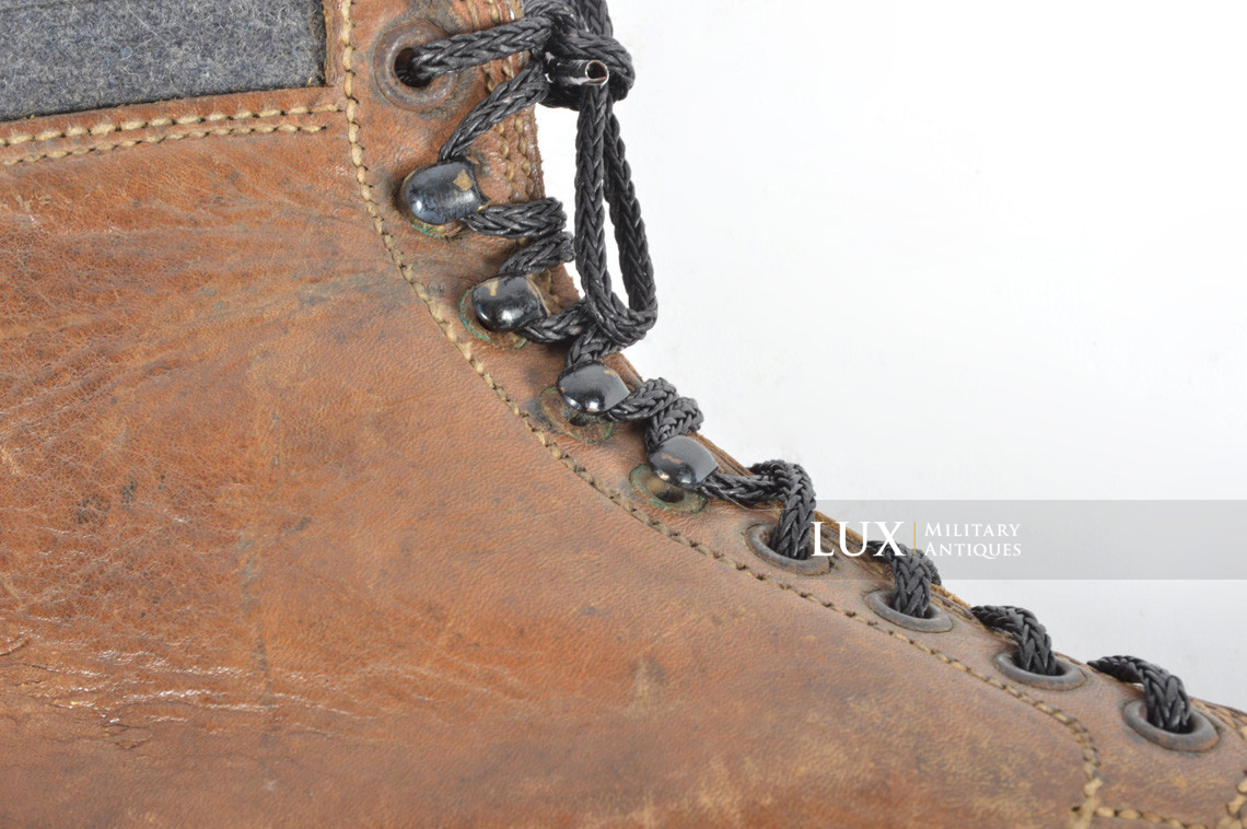 Unissued German mountain trooper's ankle boots, « Gebirgsjäger » - photo 30