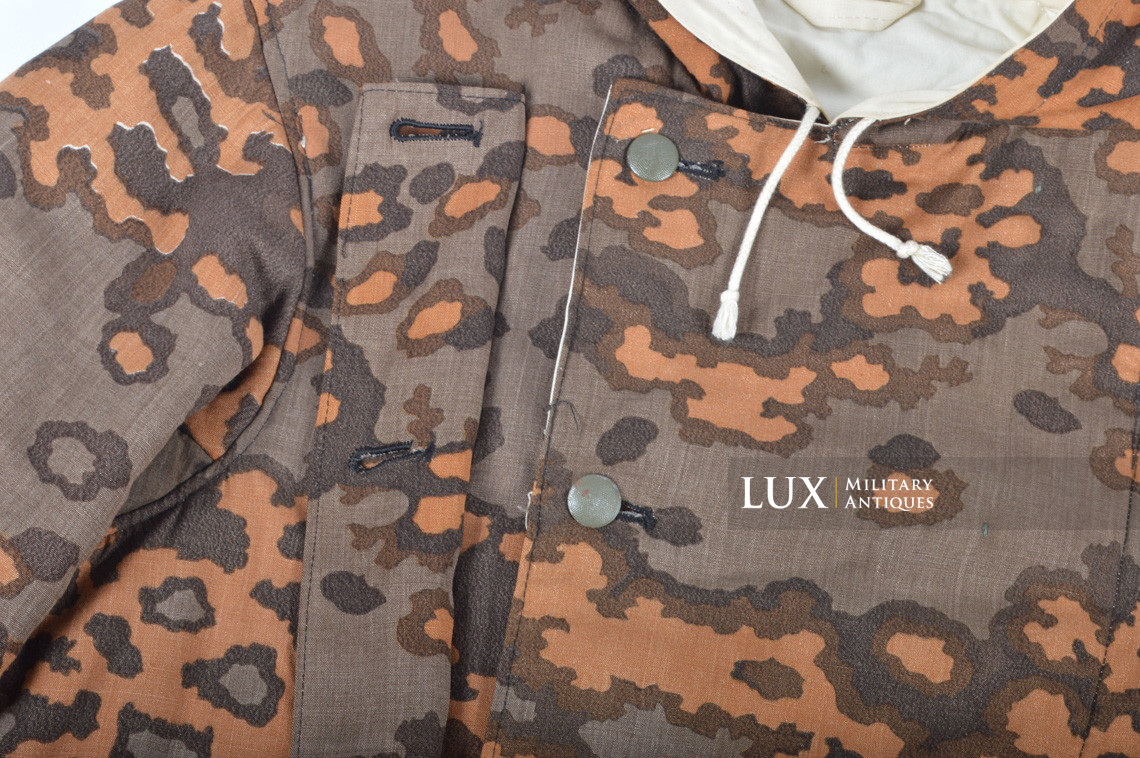 Parka Waffen-SS réversible automne / hiver en camouflage feuille de chêne, état neuf - photo 19