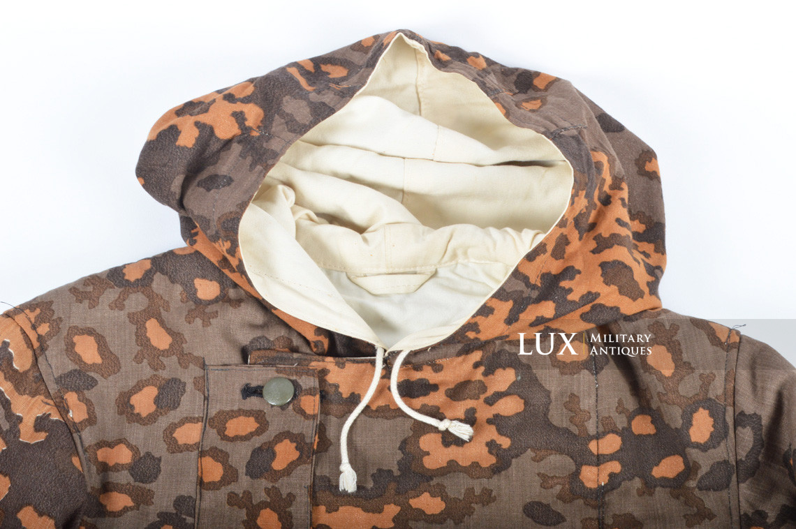 Parka Waffen-SS réversible automne / hiver en camouflage feuille de chêne, état neuf - photo 7