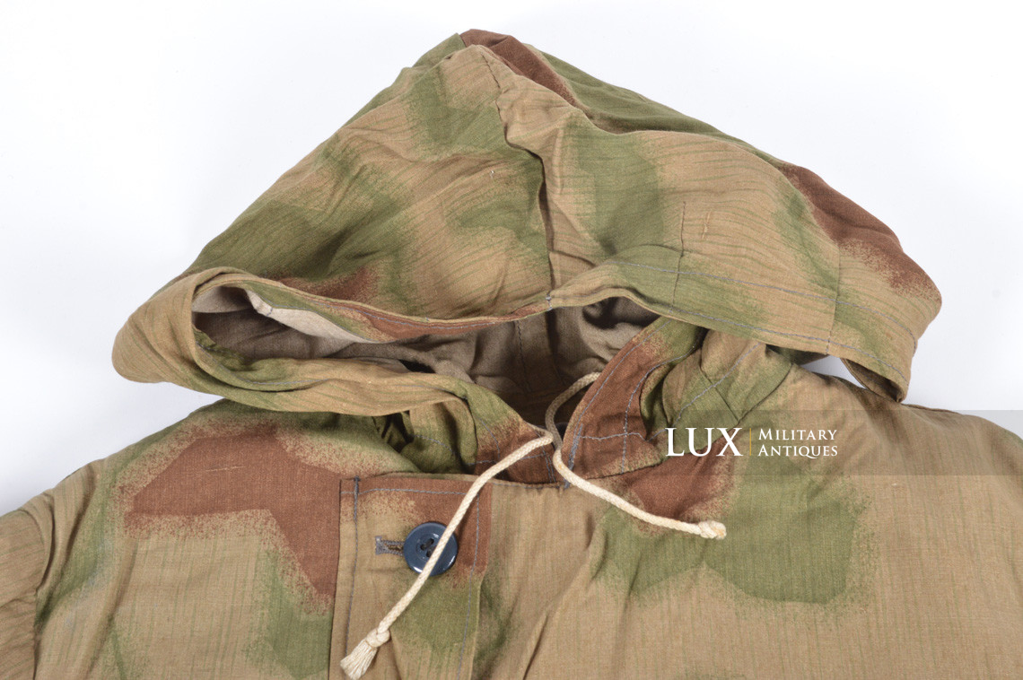 Unissued German Luftwaffe tan & water pattern camouflage winter parka, « LBA 43 » - photo 7