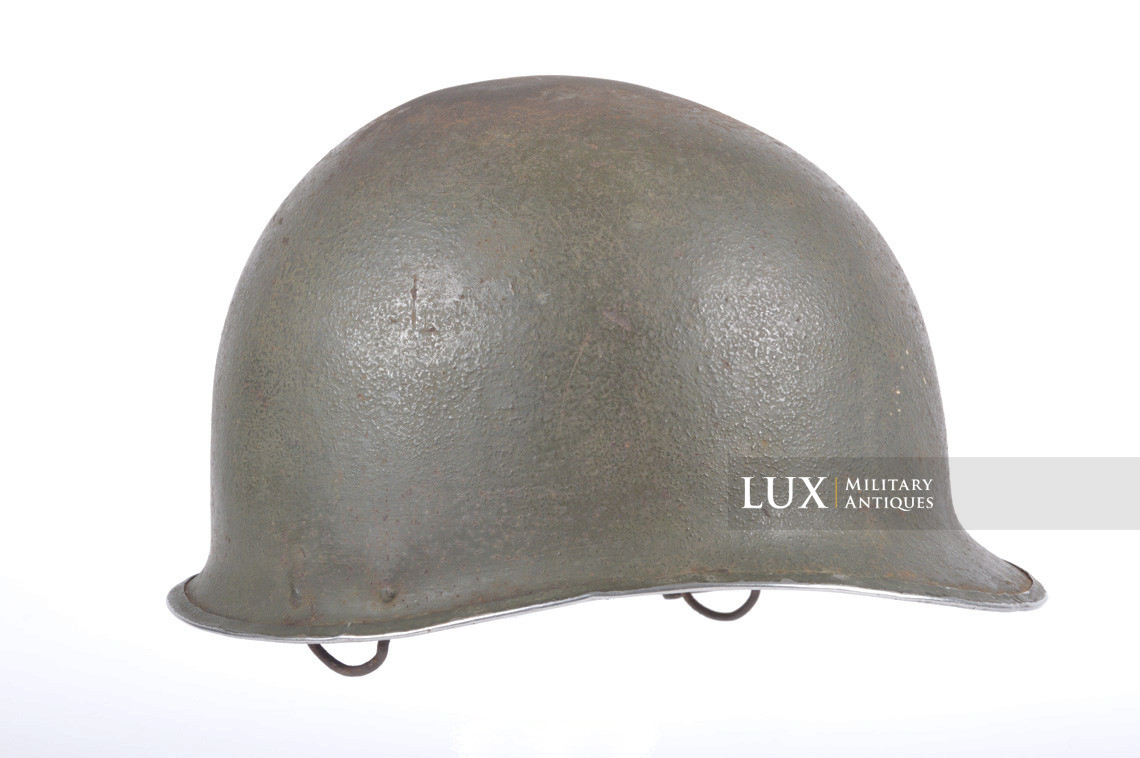 USM2 D-bale airborne combat jump helmet shell, « woodwork find » - photo 8