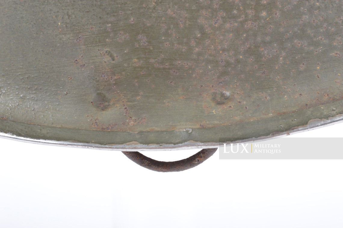 USM2 D-bale airborne combat jump helmet shell, « woodwork find » - photo 10