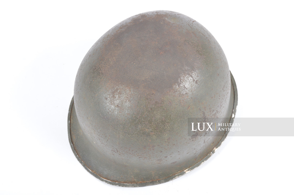 USM2 D-bale airborne combat jump helmet shell, « woodwork find » - photo 23