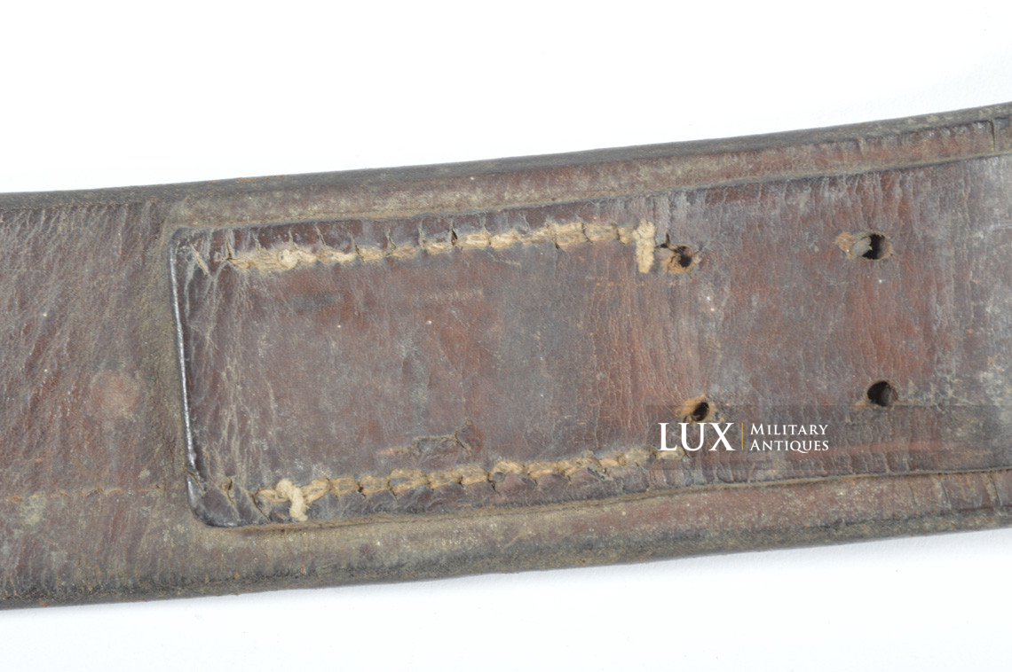 Cuir de ceinturon Heer / Waffen-SS début de guerre, « 1941 » - photo 13