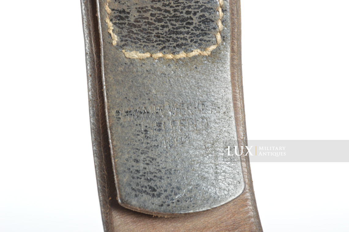Cuir de ceinturon Heer / Waffen-SS début de guerre, « 1941 » - photo 9