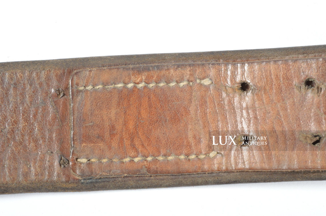 Cuir de ceinturon Heer / Waffen-SS début de guerre, « 1941 » - photo 13