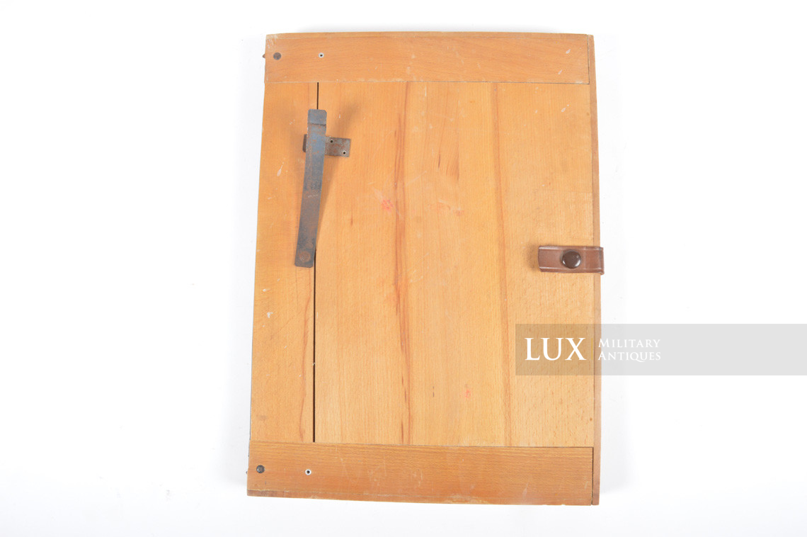 Porte carte pliant en bois pour officier allemand - photo 4