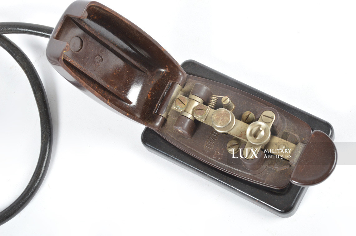 German armoured vehicle / tanks morse code telegraph key, « tkp 1940 » - photo 9