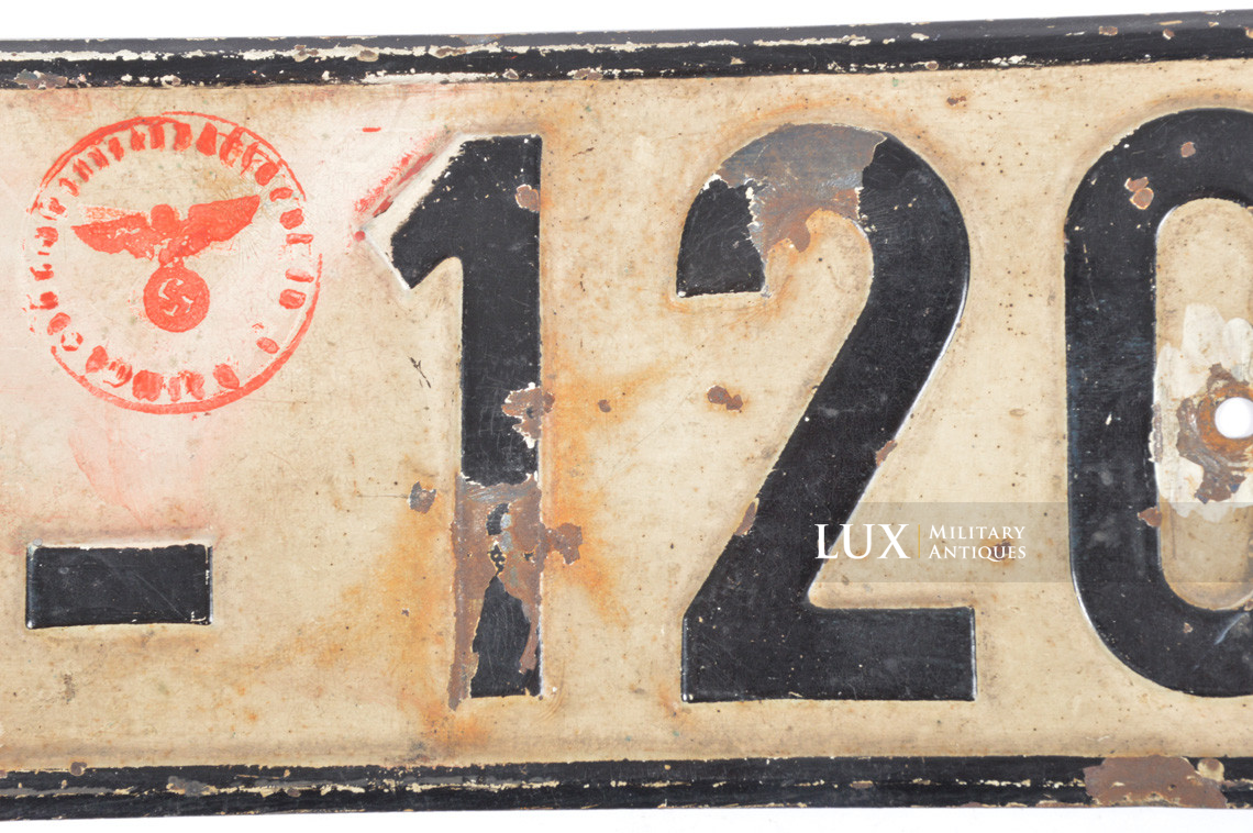 German Heer vehicle license plate - Lux Military Antiques - photo 10