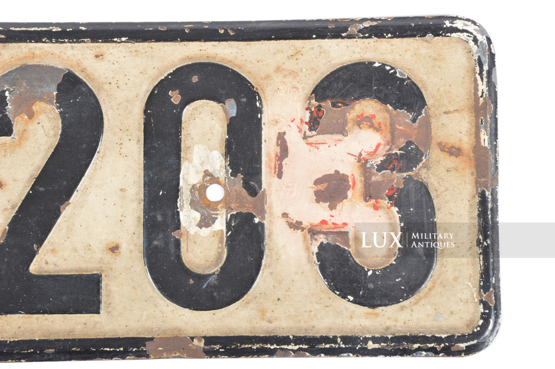 German Heer vehicle license plate - Lux Military Antiques - photo 11