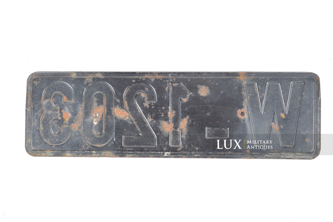 German Heer vehicle license plate - Lux Military Antiques - photo 12