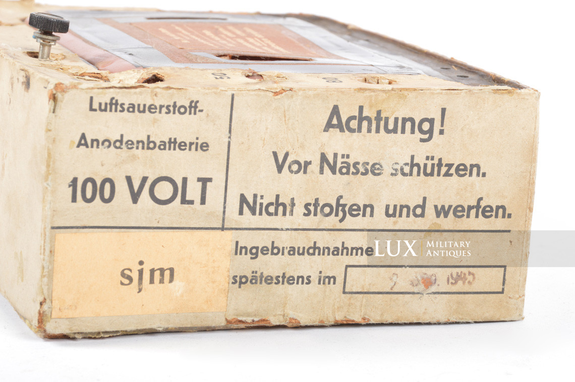 Batterie pour radio allemande, « 100 VOLT » - photo 8