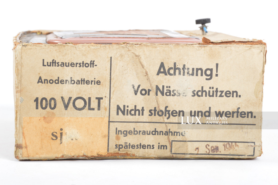 Batterie pour radio allemande, « 100 VOLT » - photo 12