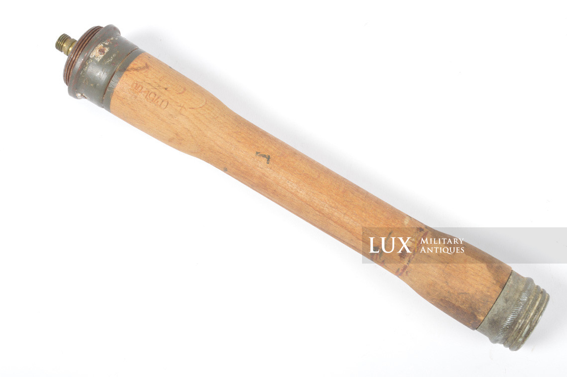 Early German M24 stick grenade wood handle, « 1940 » - photo 4