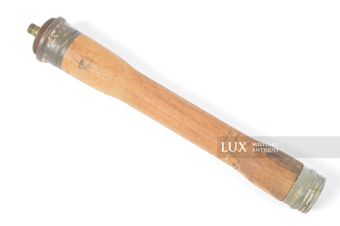 Early German M24 stick grenade wood handle, « 1940 » - photo 7