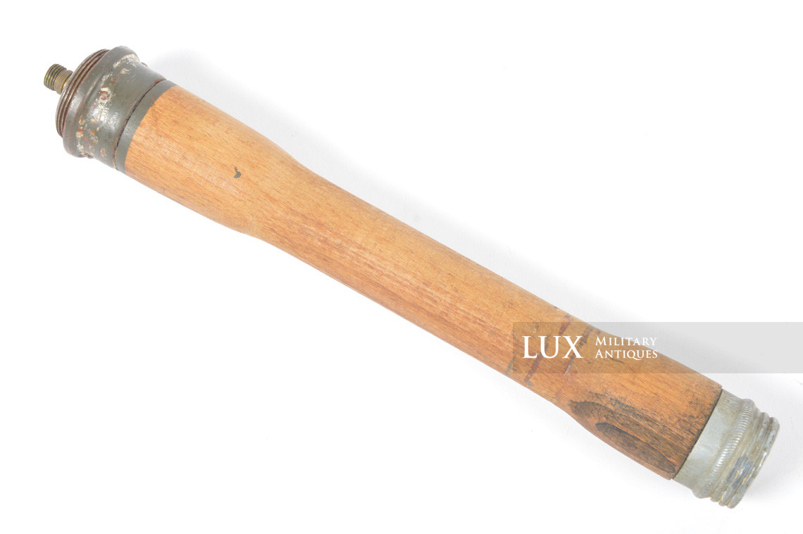Early German M24 stick grenade wood handle, « 1940 » - photo 8
