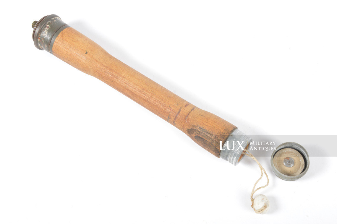 Early German M24 stick grenade wood handle, « 1940 » - photo 13