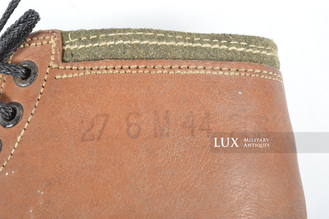 Unissued late-war German ankle boots, « M44 » - photo 22