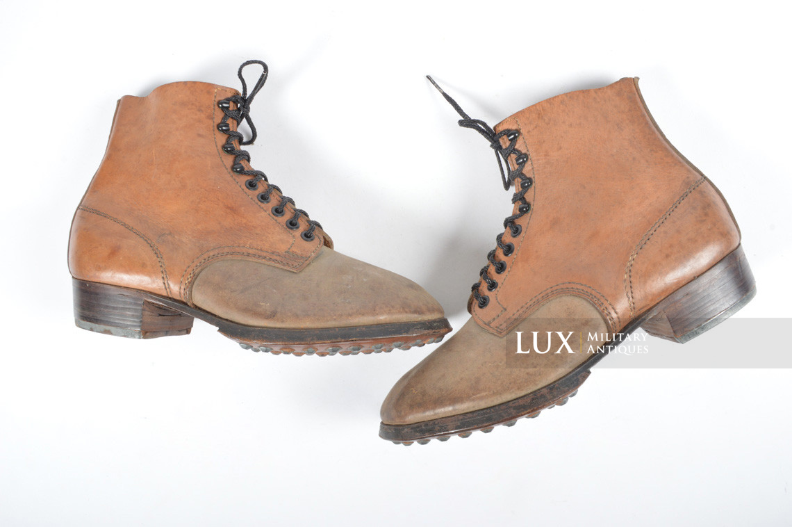Unissued early-war German low ankle combat boots, « 1940 » - photo 4