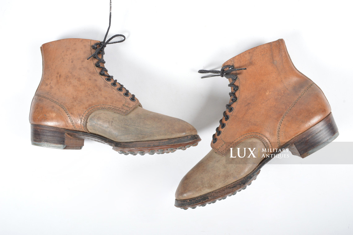 Unissued early-war German low ankle combat boots, « 1940 » - photo 8