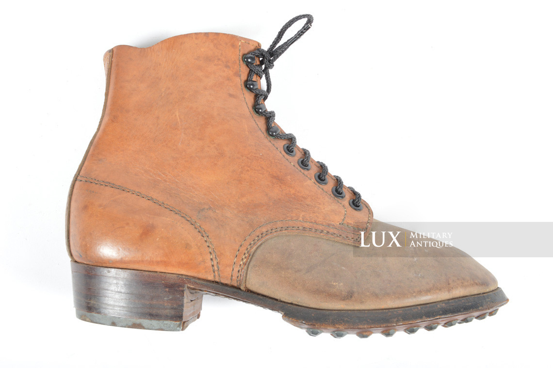 Unissued early-war German low ankle combat boots, « 1940 » - photo 9