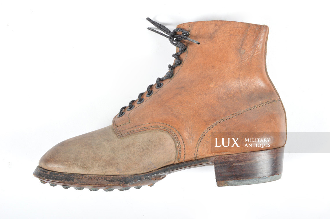 Unissued early-war German low ankle combat boots, « 1940 » - photo 16