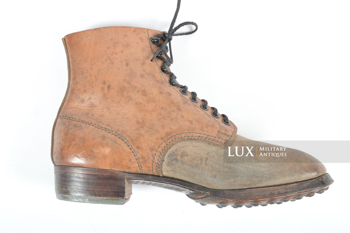 Unissued early-war German low ankle combat boots, « 1940 » - photo 30