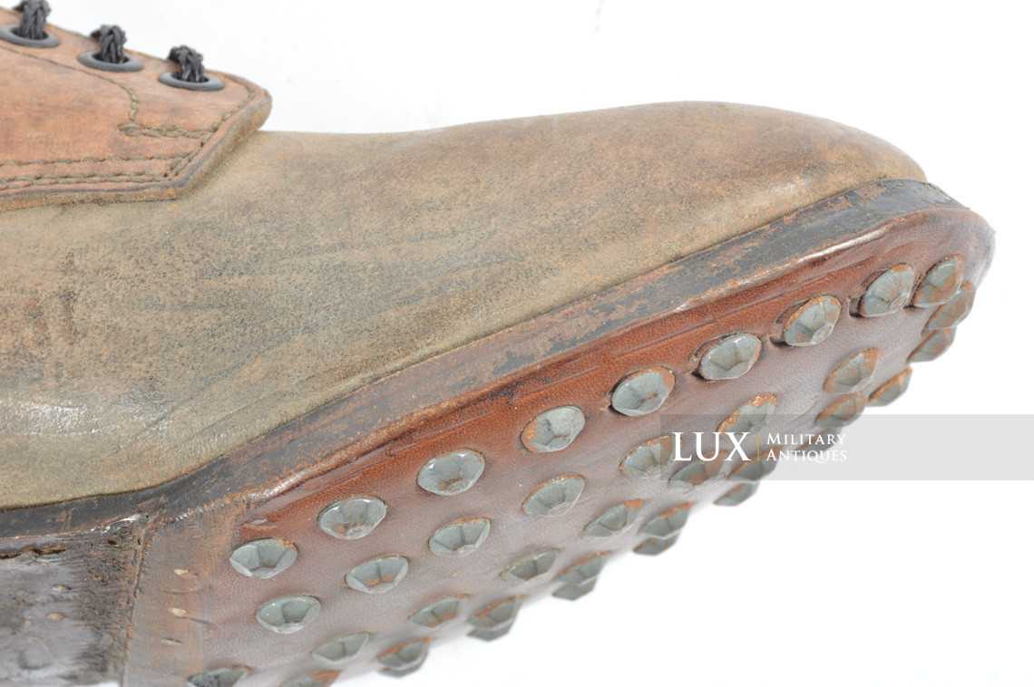 Unissued early-war German low ankle combat boots, « 1940 » - photo 33