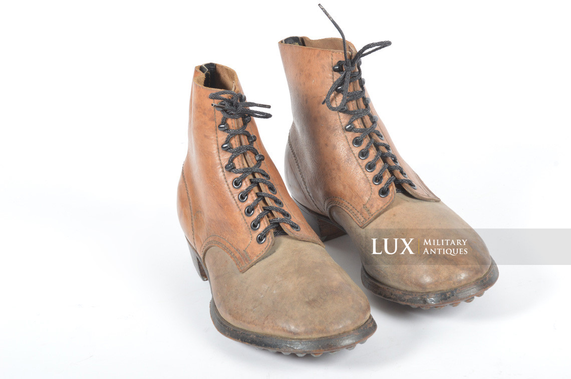 Unissued early-war German low ankle combat boots, « 1940 » - photo 41