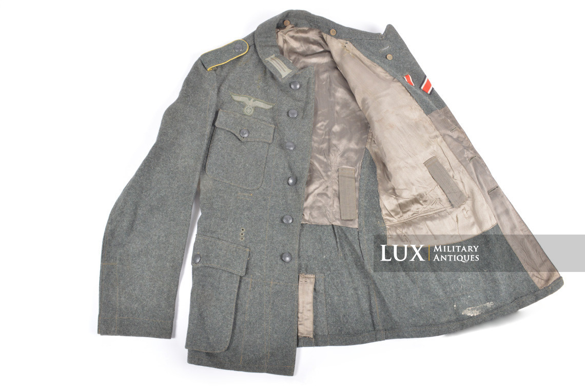 Unissued Heer M42 EM combat tunic, « Signals / Italian wool » - photo 32