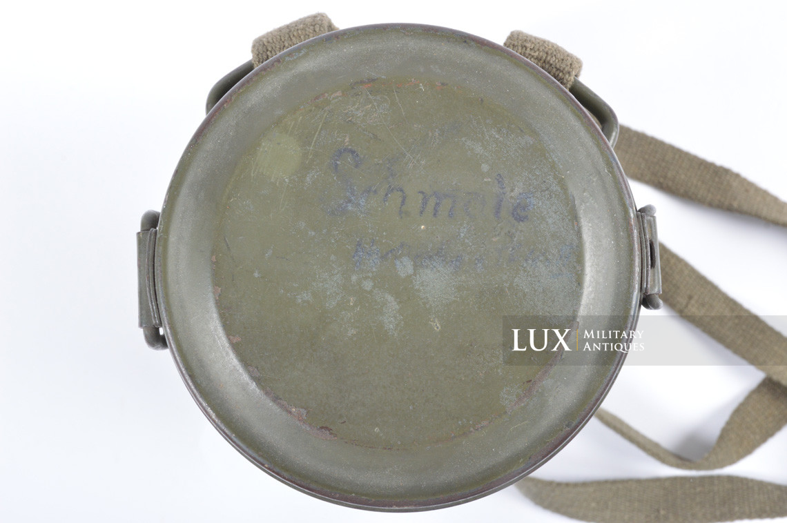 Boîtier de masque anti-gaz allemand fin de guerre, « nominatif » - photo 15