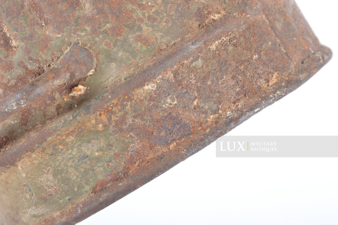 German three tone camouflage gasmask canister, « untouched / as found » - photo 17