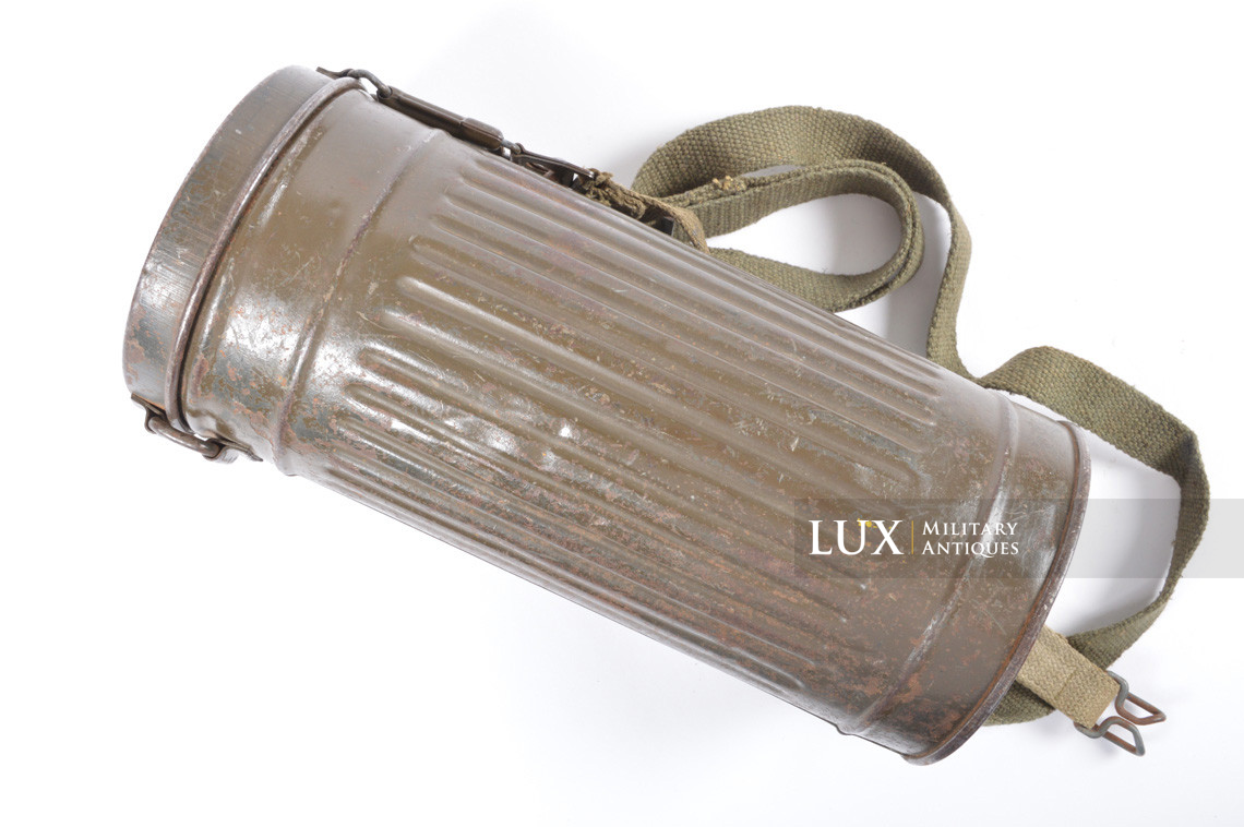 Late-war German gas mask canister set, « Felddivision » - photo 11