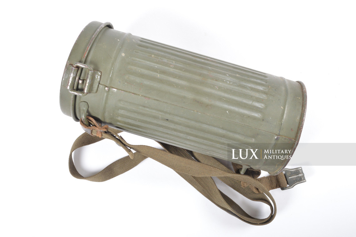 Early-war German gas mask canister set, named « Kavallerie-Panzer-Abwehr-Zug » - photo 10