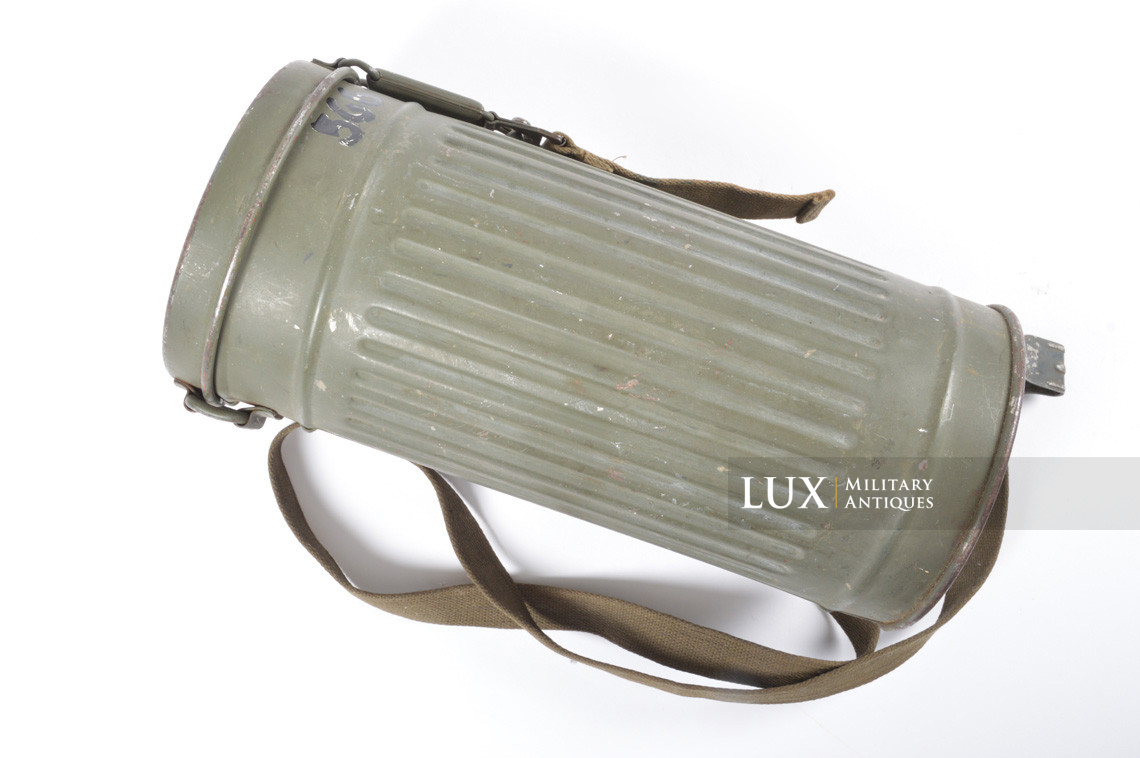Early-war German gas mask canister set, named « Kavallerie-Panzer-Abwehr-Zug » - photo 11