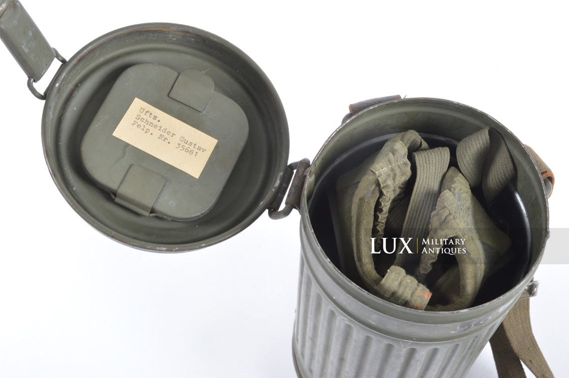 Masque anti-gaz allemand précoce, nominatif, « Kavallerie-Panzer-Abwehr-Zug » - photo 18