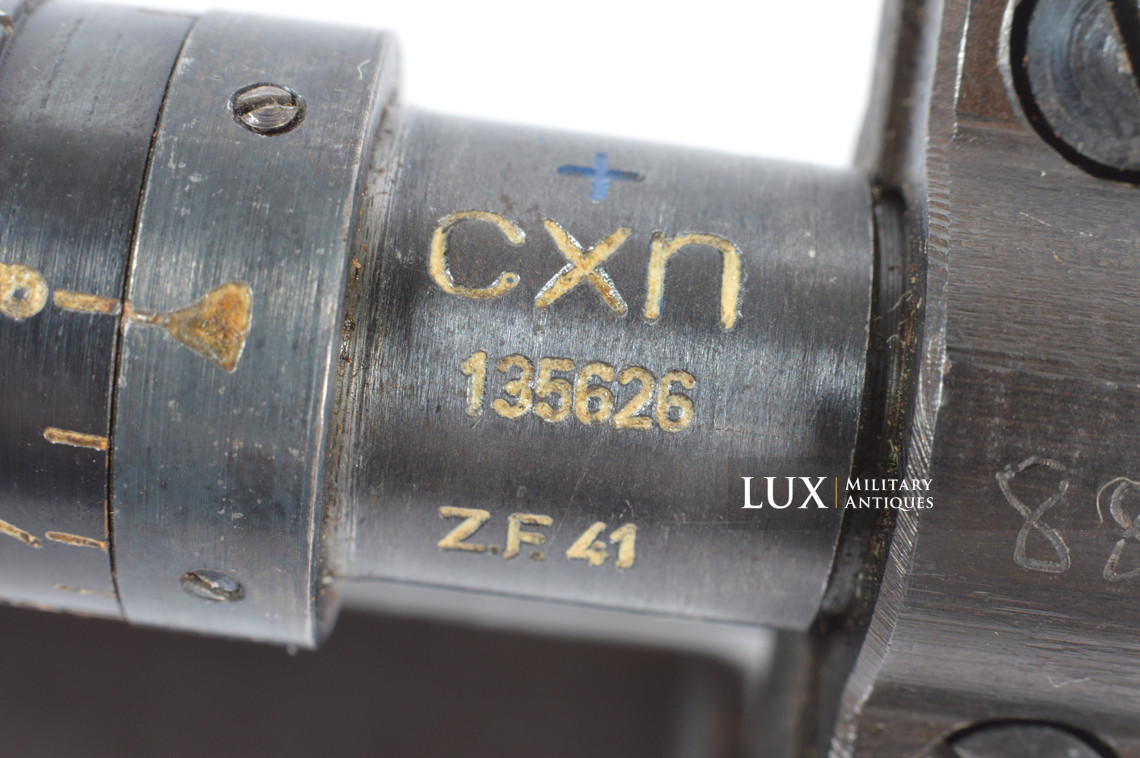 Lunette allemande ZF41 & sa boite, « cxn / jvb » - photo 12